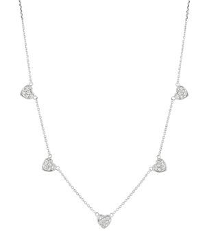 0.75ct Diamond heart Necklace N5192WD