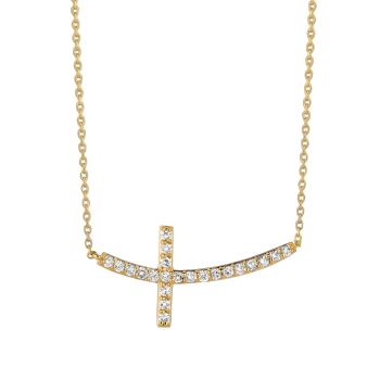 0.75ct Diamond cross Necklace N5254.75Y