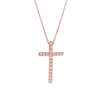 0.15ct Diamond cross Necklace N5385.15PD