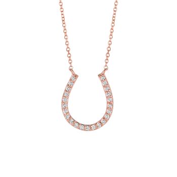 0.2ct Diamond horseshoe Necklace N5387.20PD