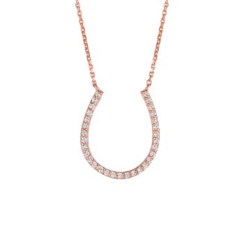 0.25ct Diamond horseshoe Necklace N5387.25PD