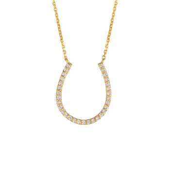 0.25ct Diamond horseshoe Necklace N5387.25YD