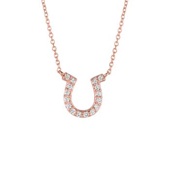 0.15ct Diamond horseshoe Necklace N5388.15PD