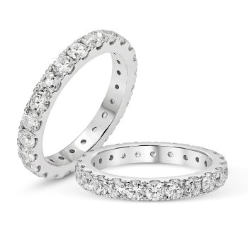2.00 ct - Diamond Eternity Band Set in 14K White Gold /R11260BE-ICSD