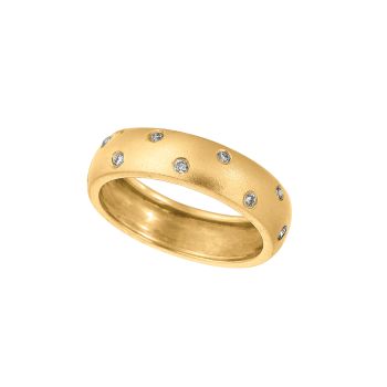 0.13 ct G-H SI1-SI2 Diamond Fashion Ring In 14K Yellow Gold R4731YD