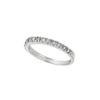0.25 ct G-H SI Diamond Stackable Ring, 14K White Gold In 14K White Gold R5692WD