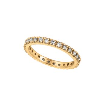 .51ct Eternity Diamond Stackable Band in 14k Yellow Gold