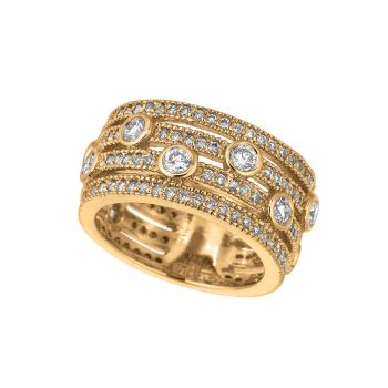 1.81 ct G-H SI2 Diamond ring In 14K Rose Gold R6362YD