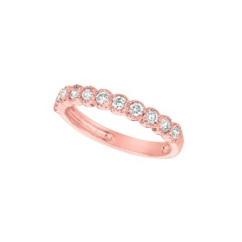 0.50 ct G-H SI2 Diamond ring In 14K Rose Gold R6883.05P