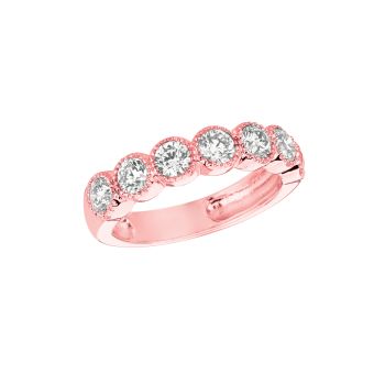 1.40 ct G-HSI2 Diamond ring In 14K Rose Gold R6883.20P