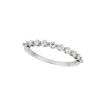 0.40 ct G-H SI2 Diamond ring In 14K White Gold R7121.40WD