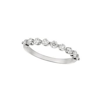 0.50 ct G-H SI2 Diamond ring In 14K White Gold R7121.50WD
