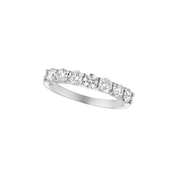 1.00 ct G-H SI2 Diamond ring In 14K White Gold R7132-1WD