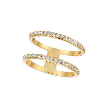 0.40 ct G-H Diamond ring In 14K Yellow Gold R7142YD