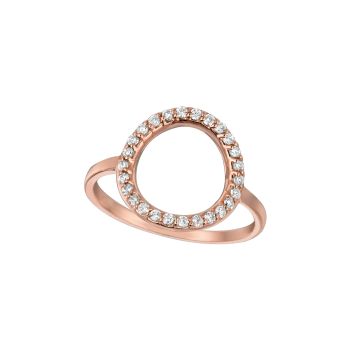 0.25 ct G-H Diamond ring In 14K Rose Gold R7149PD