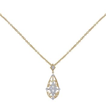 18k Yellow Gold Diamond Fashion Necklace NK2370Y84JJ