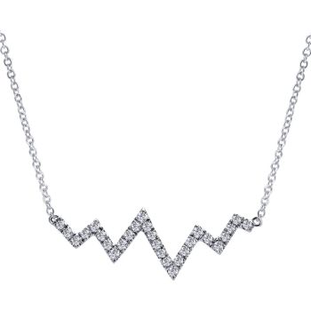 0.23 ct Diamond Fashion Necklace set in 14KT White Gold NK4882W45JJ
