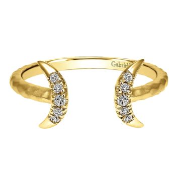 0.05 ct - Ladies' Ring
 14k Yellow Gold Diamond Midi /LR50530Y45JJ-IGCD