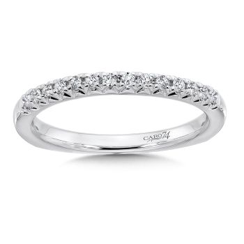 Diamond and 14K White Gold Wedding Ring (0.15ct. tw.) /CR488BW