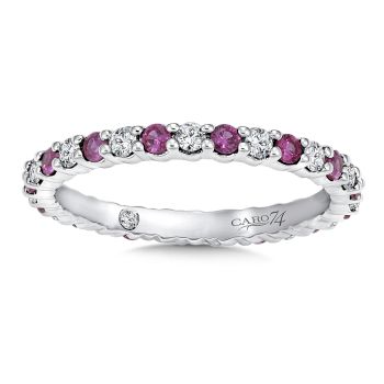 Eternity Band (Size 6.5) in 14K White Gold (0.376ct. tw.) /CR701BW-6.5