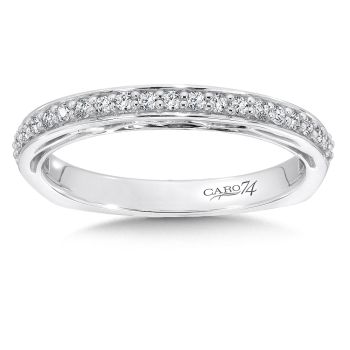Diamond and 14K White Gold Wedding Ring (0.2ct. tw.) /CR616BW