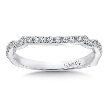 Diamond and 14K White Gold Wedding Ring (0.18ct. tw.) /CR542BW