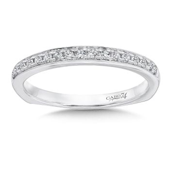 Diamond and 14K White Gold Wedding Ring (0.15ct. tw.) /CR565BW
