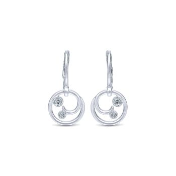 0.07 ct - Earrings
 925 Silver Diamond Drop /EG12381SV5JJ-IGCD