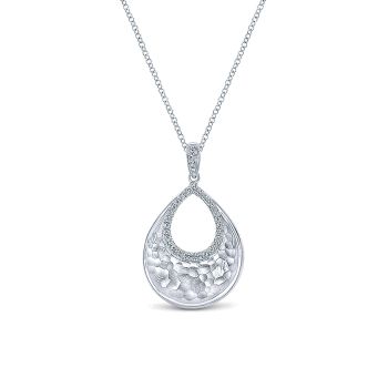 0.14 ct - Necklace
 925 Silver Diamond Fashion /NK3197SV5JJ-IGCD