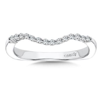 Diamond and 14K White Gold Wedding Ring (0.12ct. tw.) /CR556BW