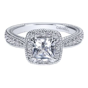 inexpensive  square engagement ring