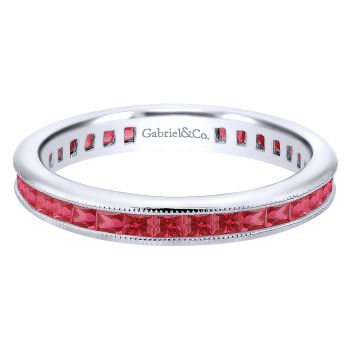 1.62 - Ladies' Ring
 14k White Gold And Ruby Stackable /LR4574W4JRA-IGCD