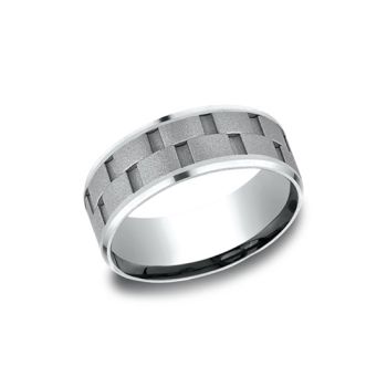 Band Features A Uniquely Cut Center That Creates An Illusion Of Being Multiple Pieces In Cobaltchrome CF68943CC-IBMD