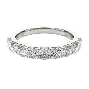 2.00ct 9 stone Gallery Ring - Cushion Cut Diamond Band set in White, Rose,Yellow Gold or Platinum | FG-VS