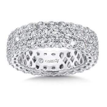 Eternity Band in 14K White Gold (Size 8.5) /CR620BW-8.5