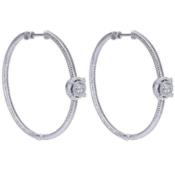 925 Silver Diamond Classic Earrings 0.08 ct EG11591SV5JJ