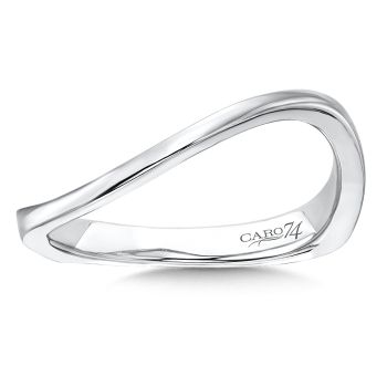 Wedding Band in 14K White Gold (0.01ct. tw.) /CR269BW
