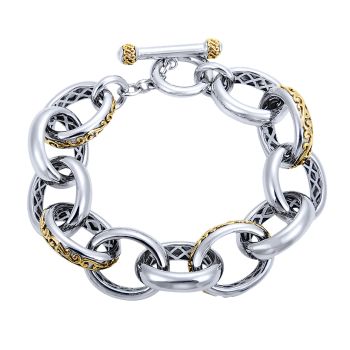 Bracelet
 925 Silver/18k Yellow Gold Chain /TB2707MYJJJ-IGCD