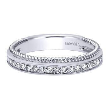0.20 ct F-G SI Diamond Stackable Ladie's Ring In 14K White Gold LR5719W44JJ