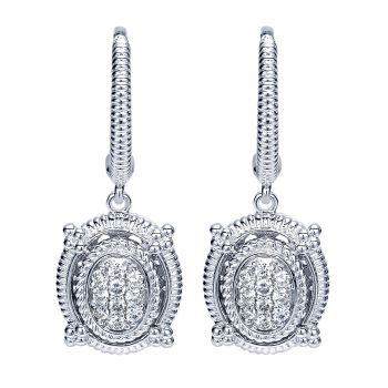 0.24 ct - Earrings
 925 Silver Diamond Drop /EG11599SV5JJ-IGCD