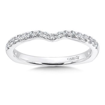 Diamond and 14K White Gold Wedding Ring (0.22ct. tw.) /CR481BW