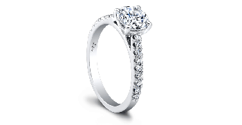 Jeff Cooper 0.26 ct Diamond Engagement Ring /ER1621