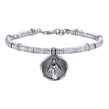 Charm Bangle In Silver 925/Stainless Steel TB3658MXJJJ
