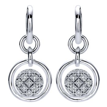 0.18 ct - Earrings
 925 Silver Diamond Drop /EG11864SV5JJ-IGCD