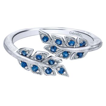 0.17 ct - Ladies' Ring
 925 Silver And Sapphire Fashion /LR50479SVJSA-IGCD