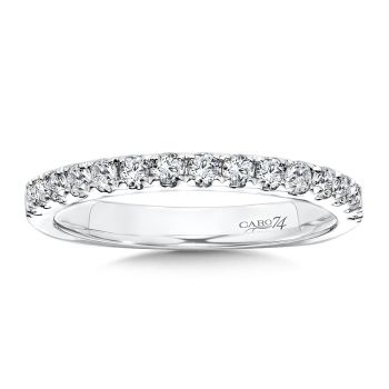 Diamond and 14K White Gold Wedding Ring (0.38ct. tw.) /CR508BW