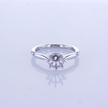 Platinum Gabriel And Co Solitaire Setting 012681