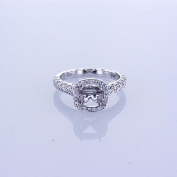 0.45Ct MICRO PAVE JEFF COOPER LUMIERE COLLECTION SETTING 015173