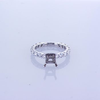 0.90CT 14KT WHITE GOLD DIAMOND SETTING WITH 4 PRONG HEAD 015438
