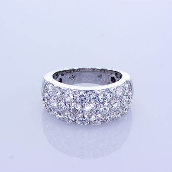 0.51CT Diamond Ring 18K White Gold 016545